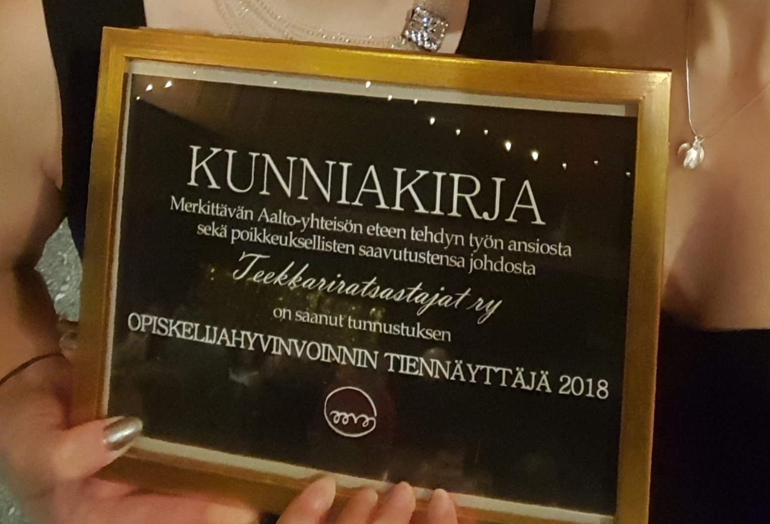 Opiskelijahyvinvoinnin tiennäyttäjä! Sekä katsaus vuoteen 2018